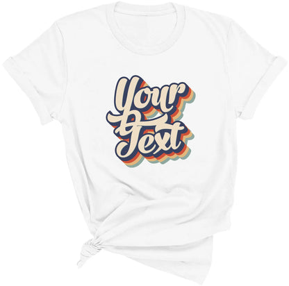 Custom Printed T-Shirt | Personalized Design Tee | Custom Gift for Men & Women